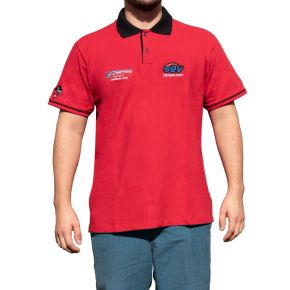 Camiseta Polo Masculina Vermelha Sgv Tomasetto